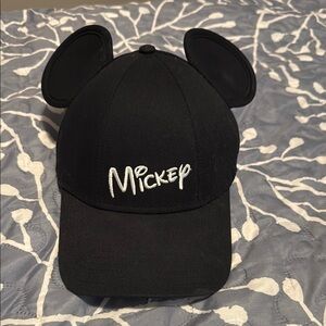 Disney Black Mickey Mouse Hat for Kids-unisex